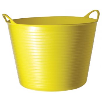 Flexible Multi-Purpose Bucket Large 38 Litre Yellow