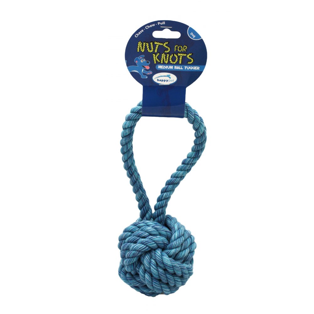 Nuts For Knots Ball Tugger Dog Toy Medium