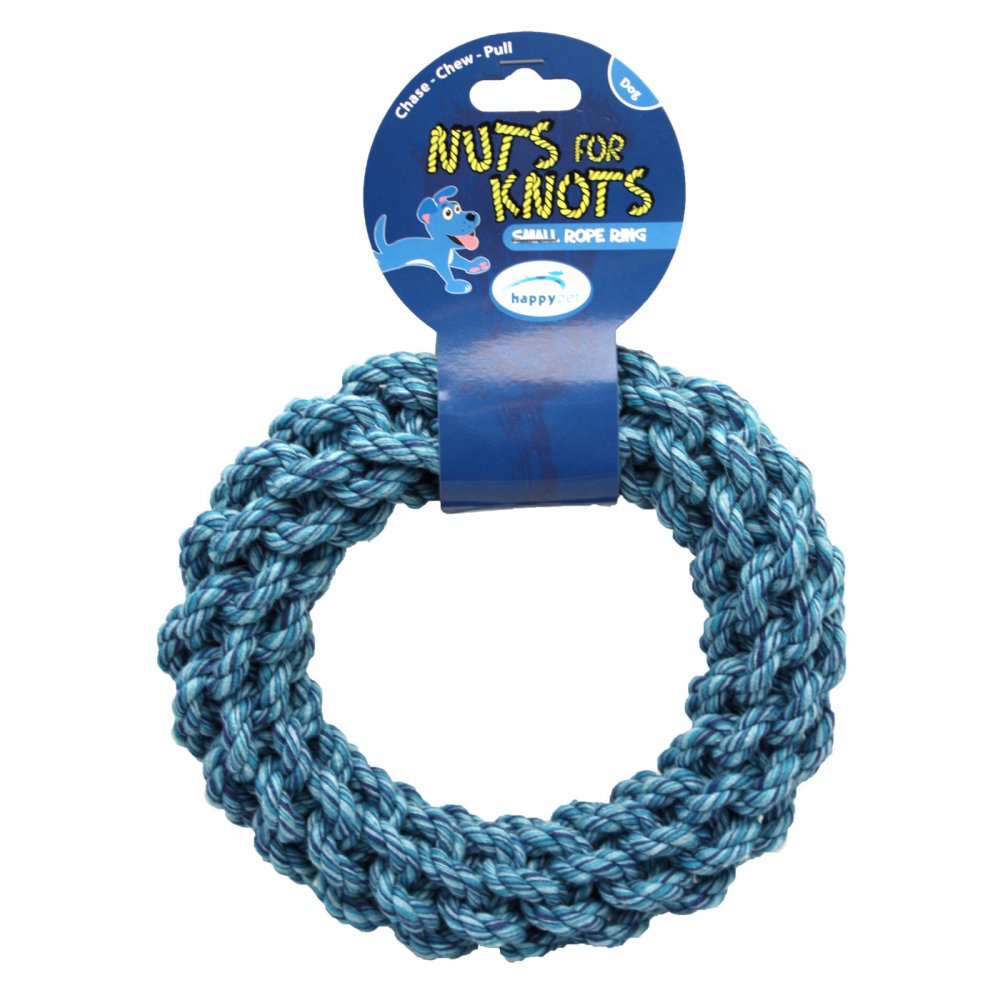 Nuts For Knots Rope Ring Dog Play Toy Small