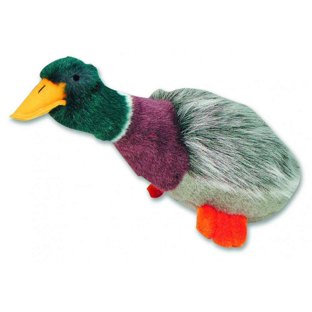 Squeaky Plush Migrator Mallard Dog Toy - Large