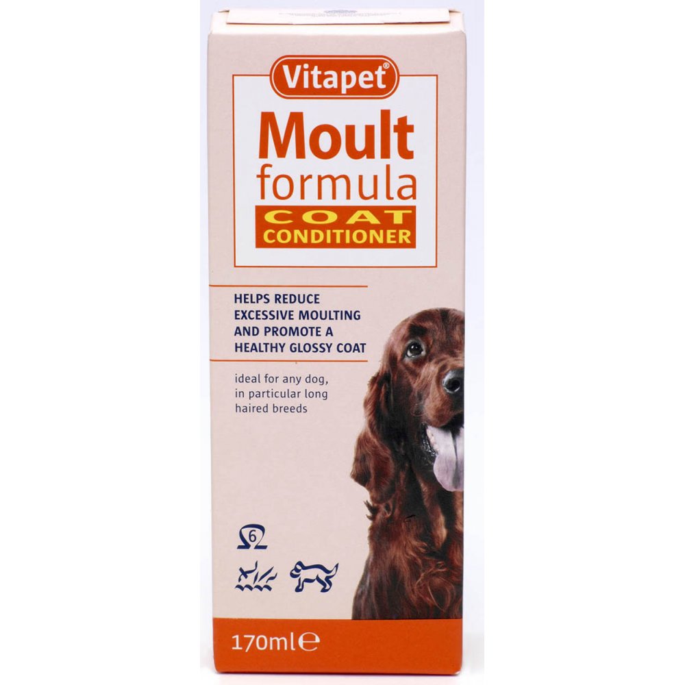 Moult Formula Moulting & Coat Conditioner For Dogs 150ml