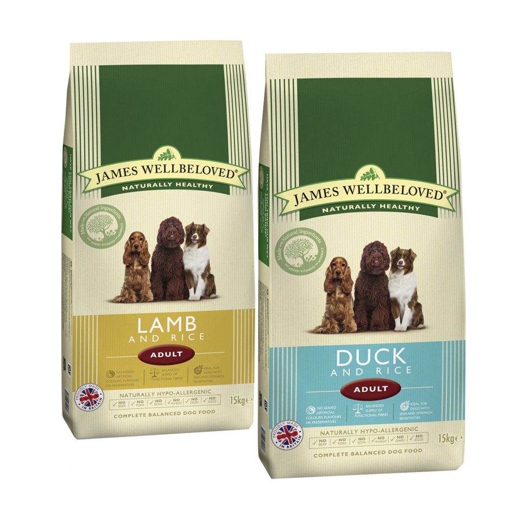 Adult Lamb / Duck & Rice Dog Food 2 x 15kg