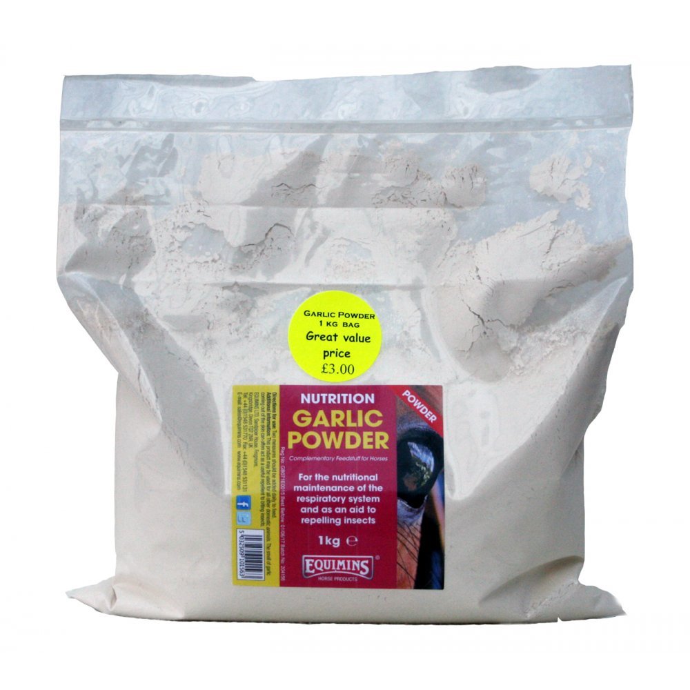 Garlic Powder Horse Supplement Refill Bag 1kg