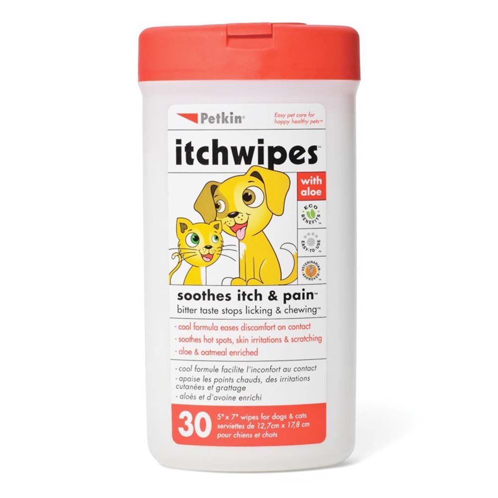 Dog & Cat Itch Wipes 30pk
