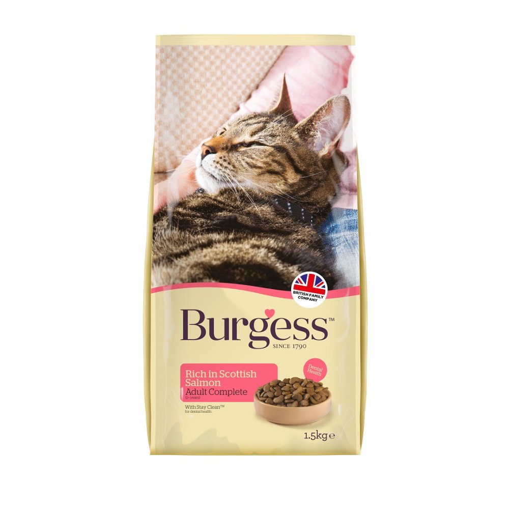 Adult Salmon Dry Cat Food 1.5kg