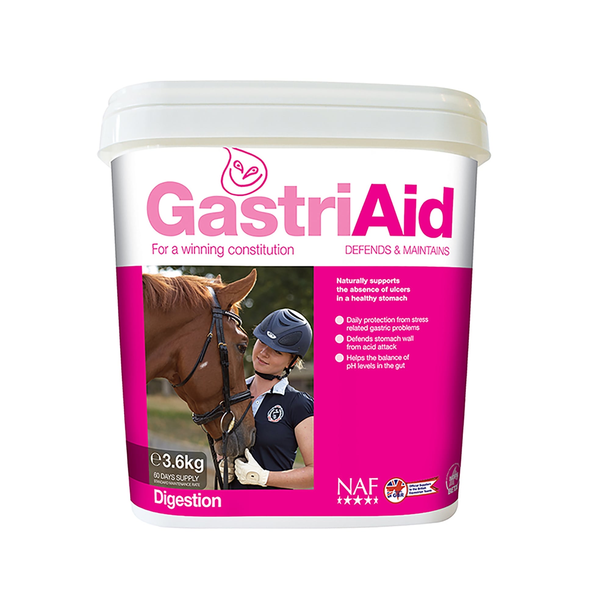NAF (Natural Animal Feeds) GastriAid Digestion 3.6kg