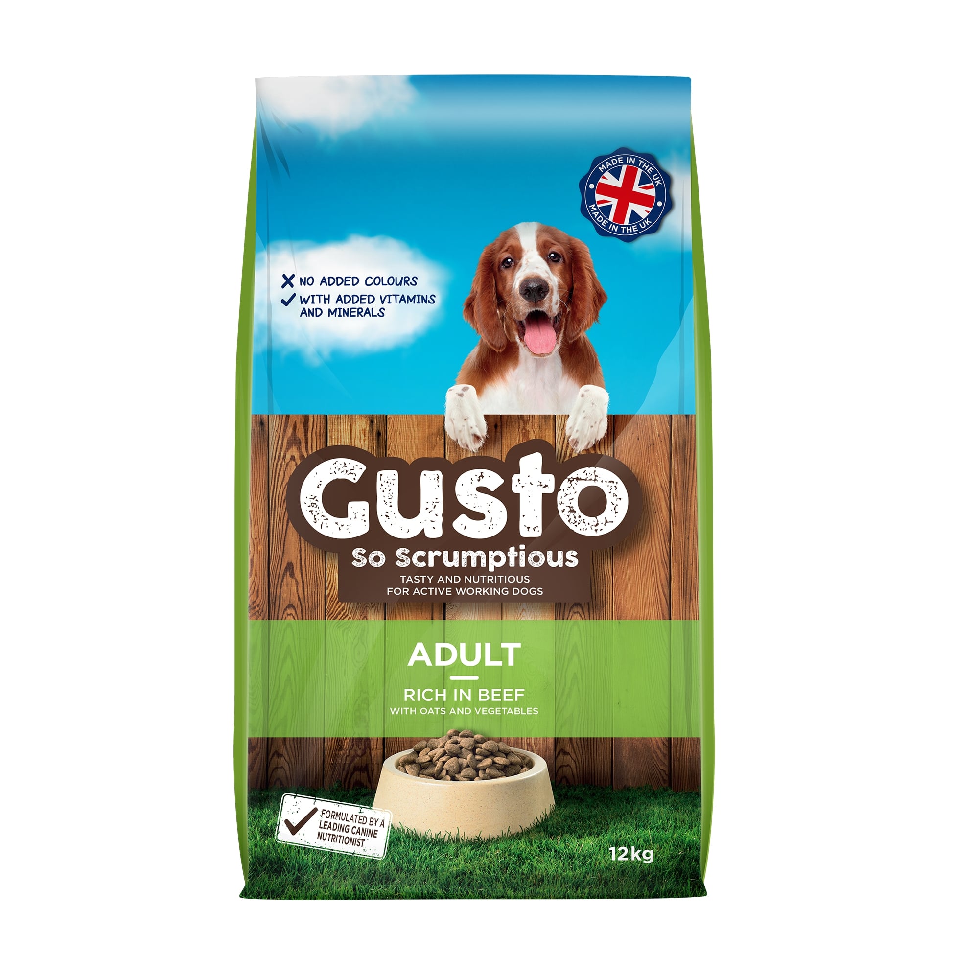 Adult Beef & Vegetables Dog Food 12kg