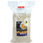 Bag of mealworm suet pellets with a bird on the label on a white background
