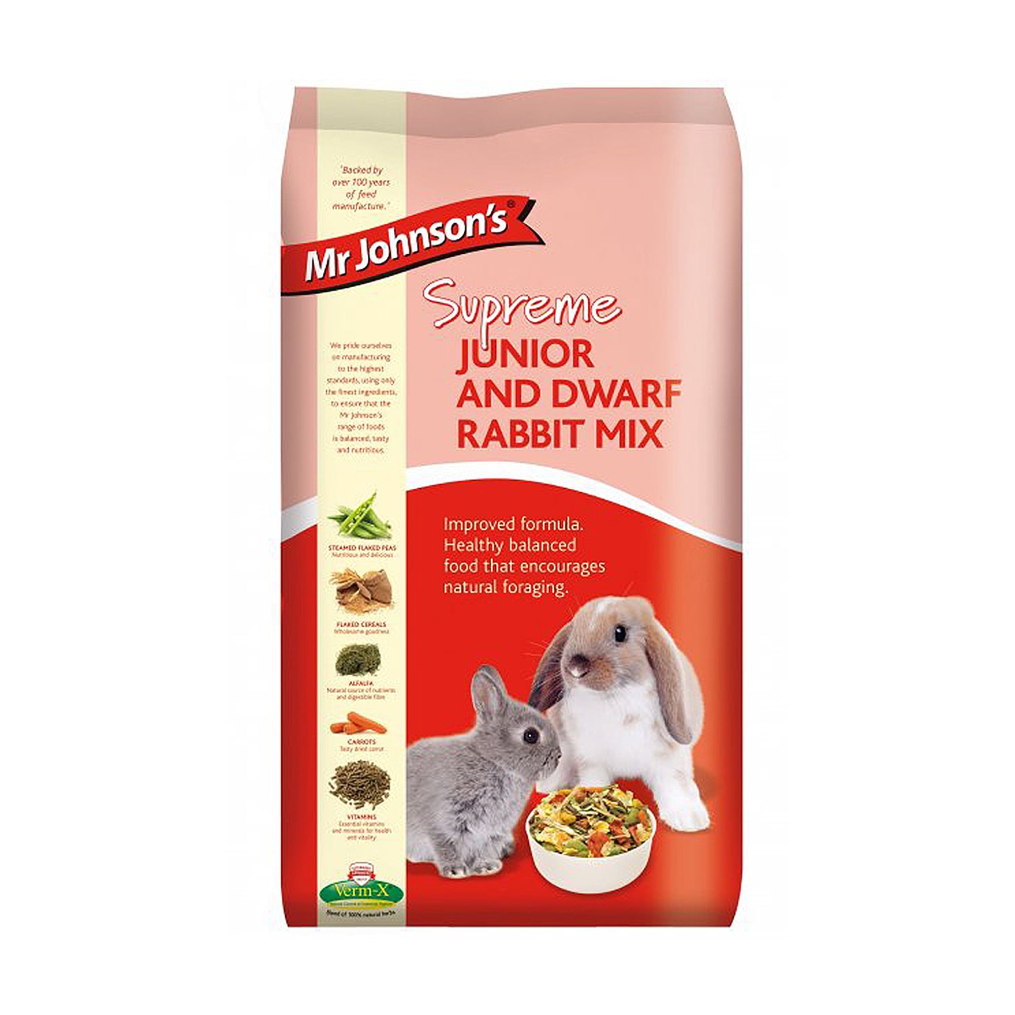 Supreme Junior & Dwarf Rabbit Mix 15kg