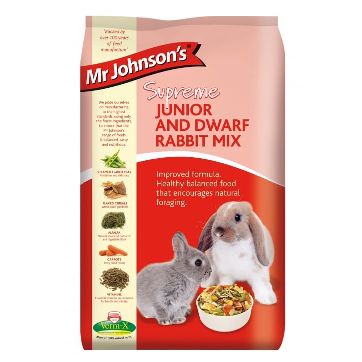Supreme Junior & Dwarf Rabbit Mix 2.25kg