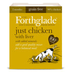Forthglade Just Chicken & Liver With Added Minerals Grain Free Wet Dog Food 395g