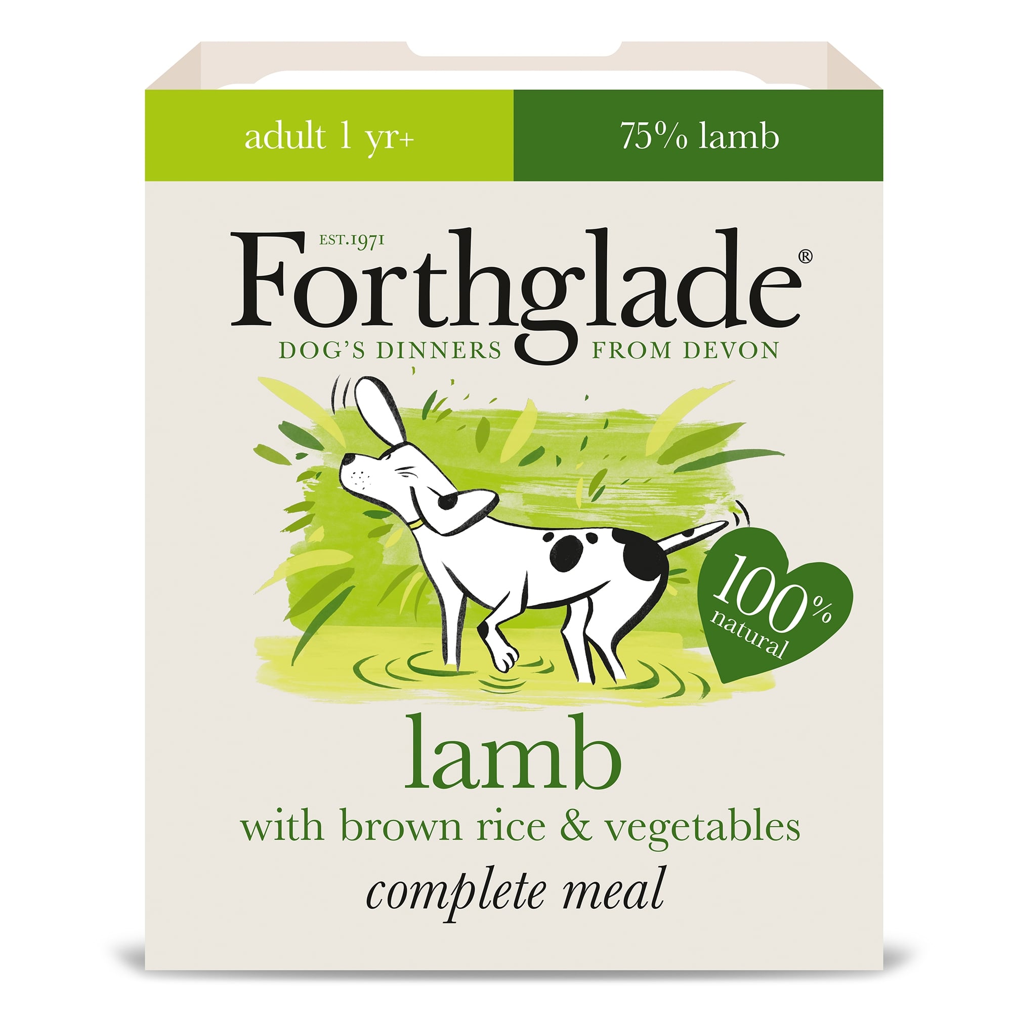 Adult Lamb with Brown Rice & Vegetables Wet Dog Food 395g