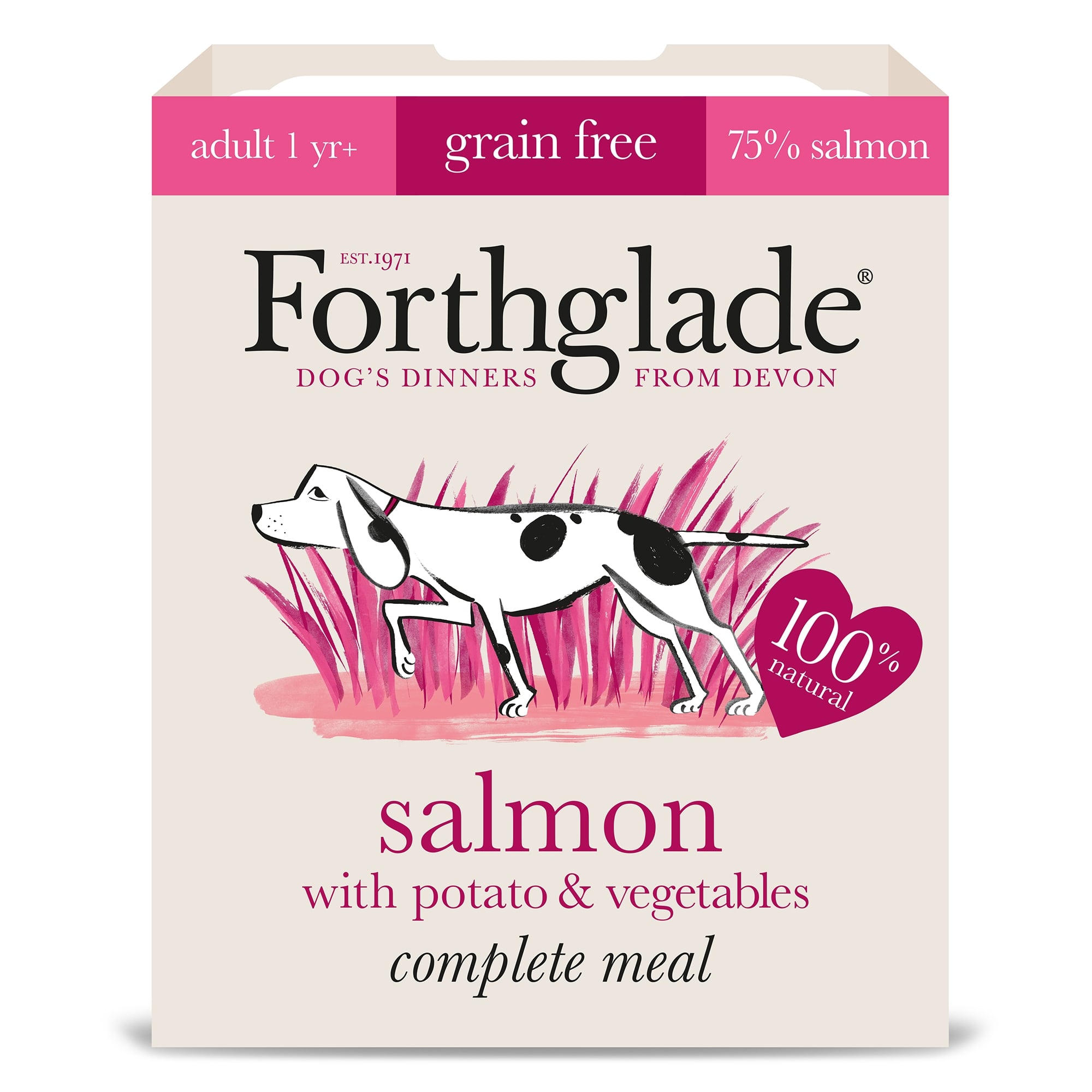 Salmon With Potato & Vegetables Grain Free Adult Wet Dog Food 395g