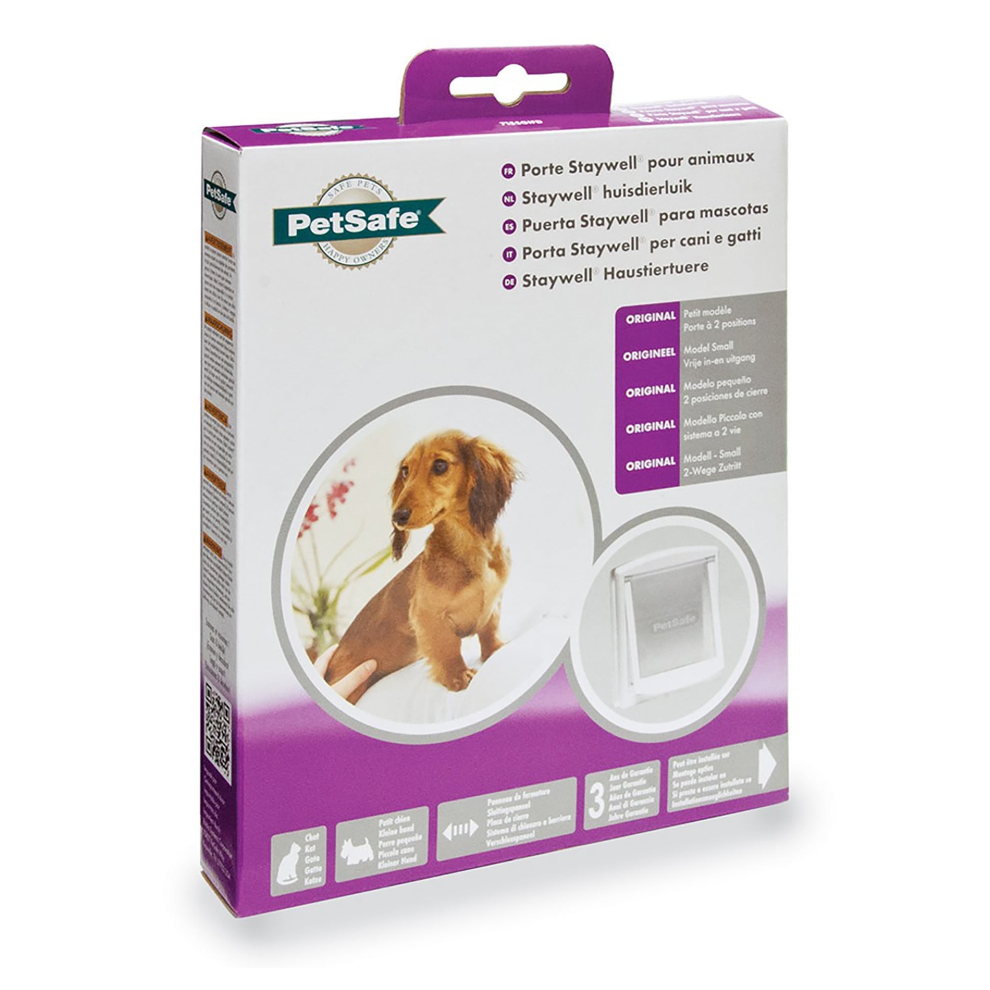 Original 2-Way Pet Door White (Small) 715EF