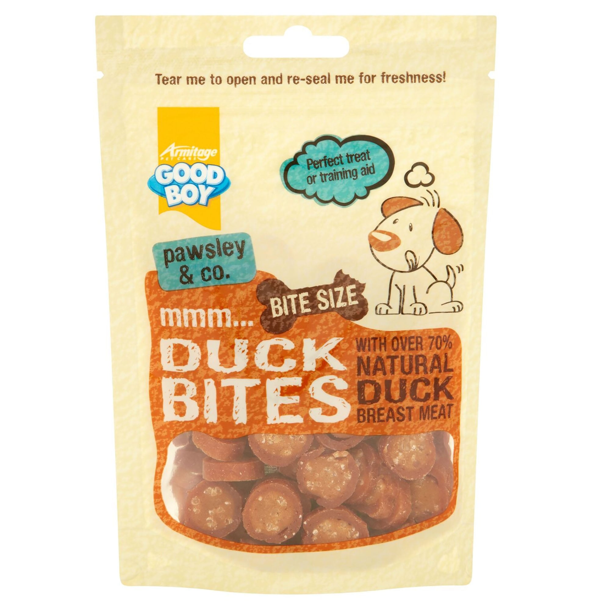 Good Boy Pawsley & Co Duck Bites Dog Treats 65g