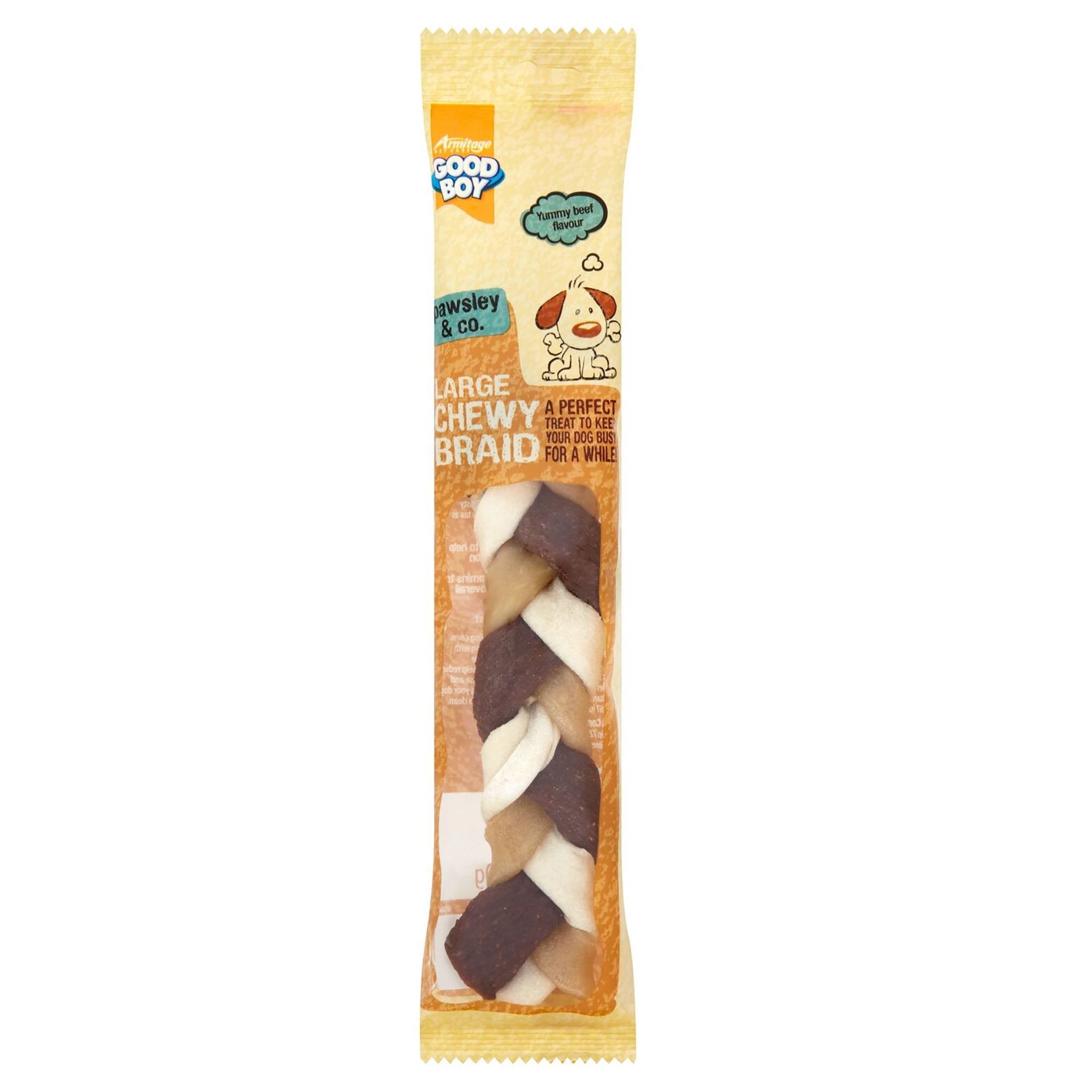 Armitage Good Boy Large Chewy Braid Dog Treat 90g