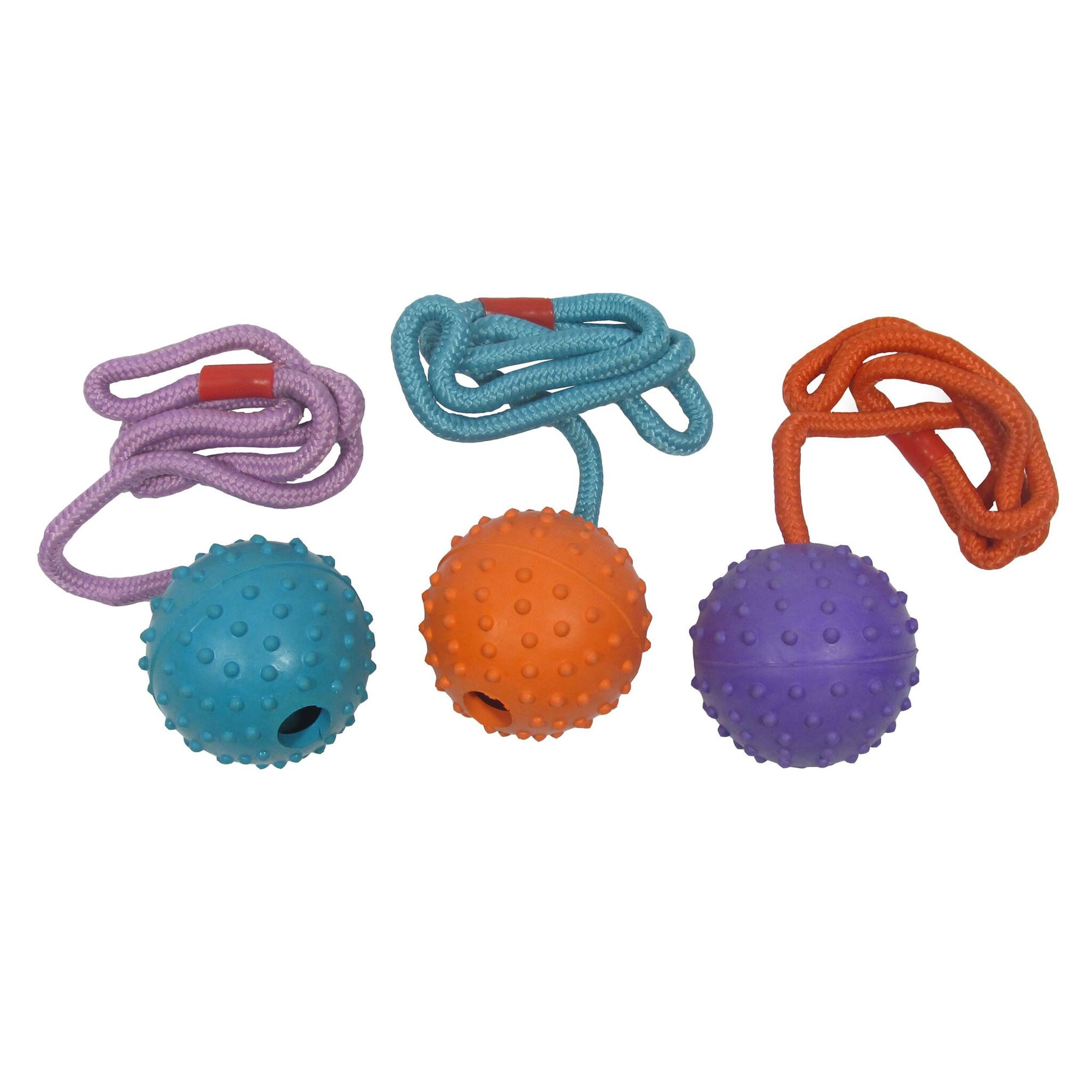 Armitage Good Boy Easy Throw Rubber Ball On Rope Dog Toy