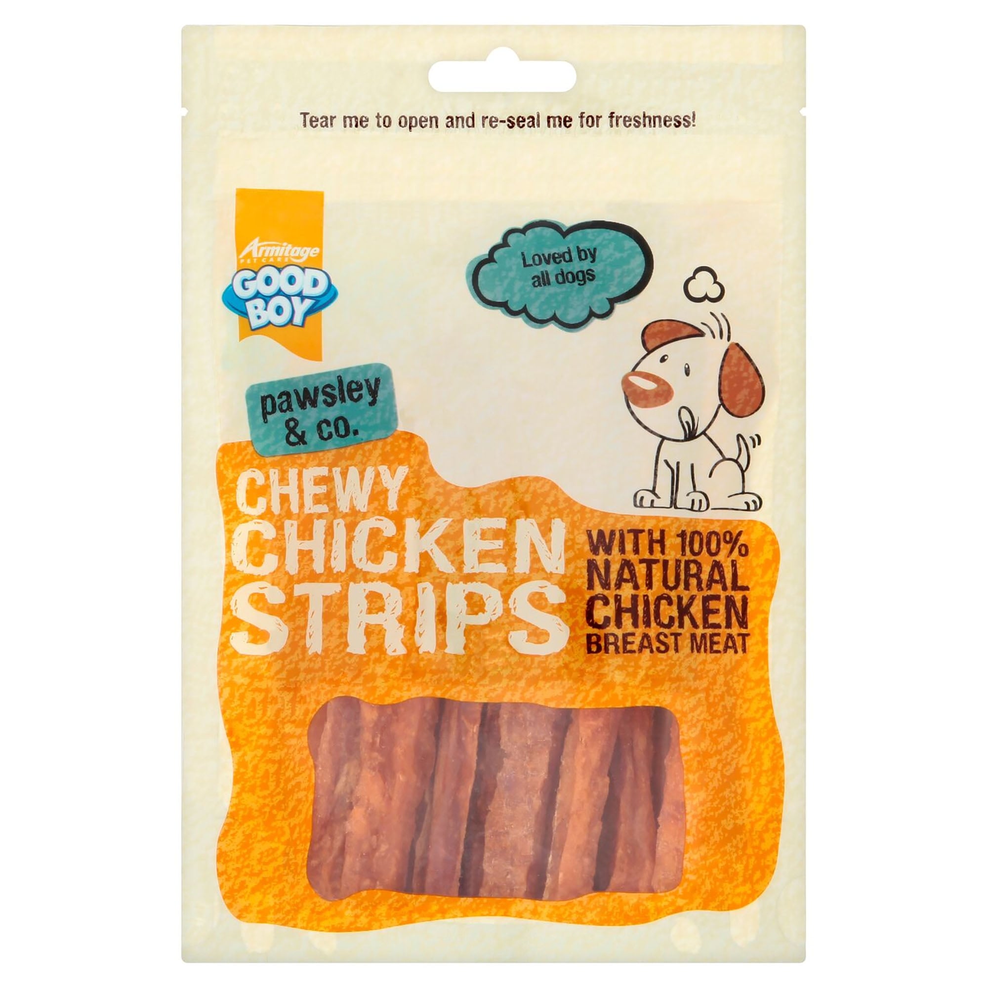 Armitage Good Boy Chewy Chicken Strips Dog Treat 100g