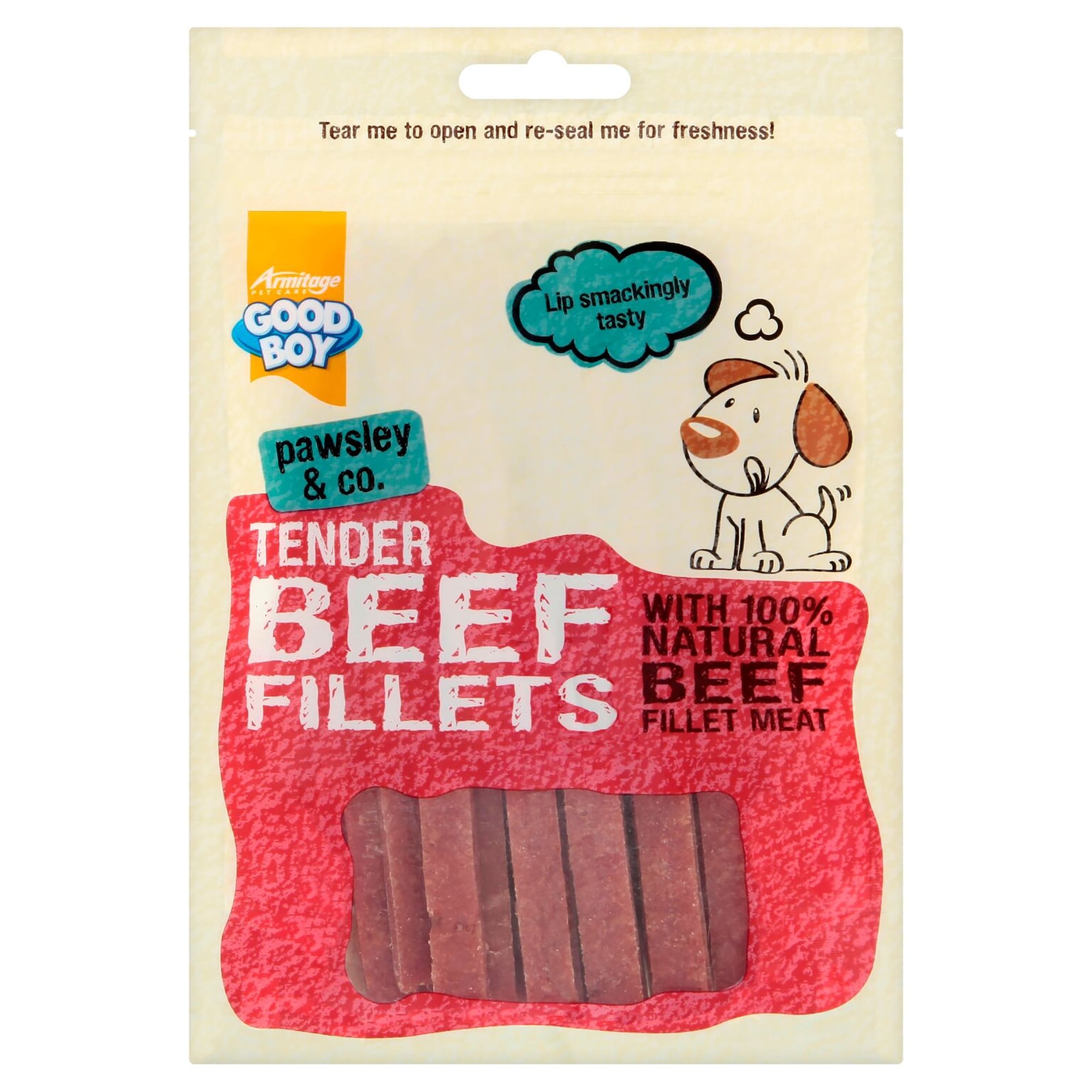 Good Boy Tender Beef Fillets Dog Treat 90g