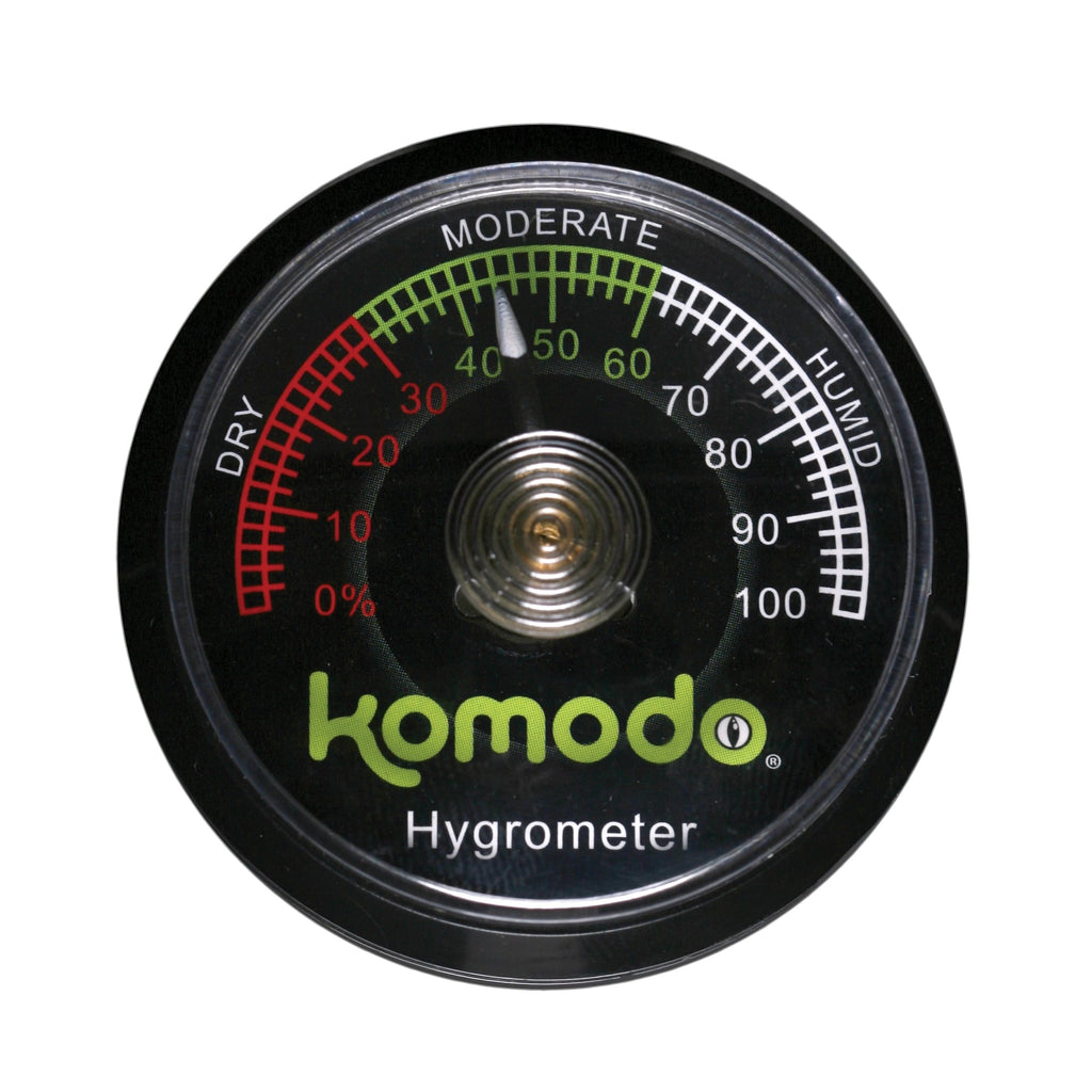Komodo Analogue Hygrometer Reptile Monitor