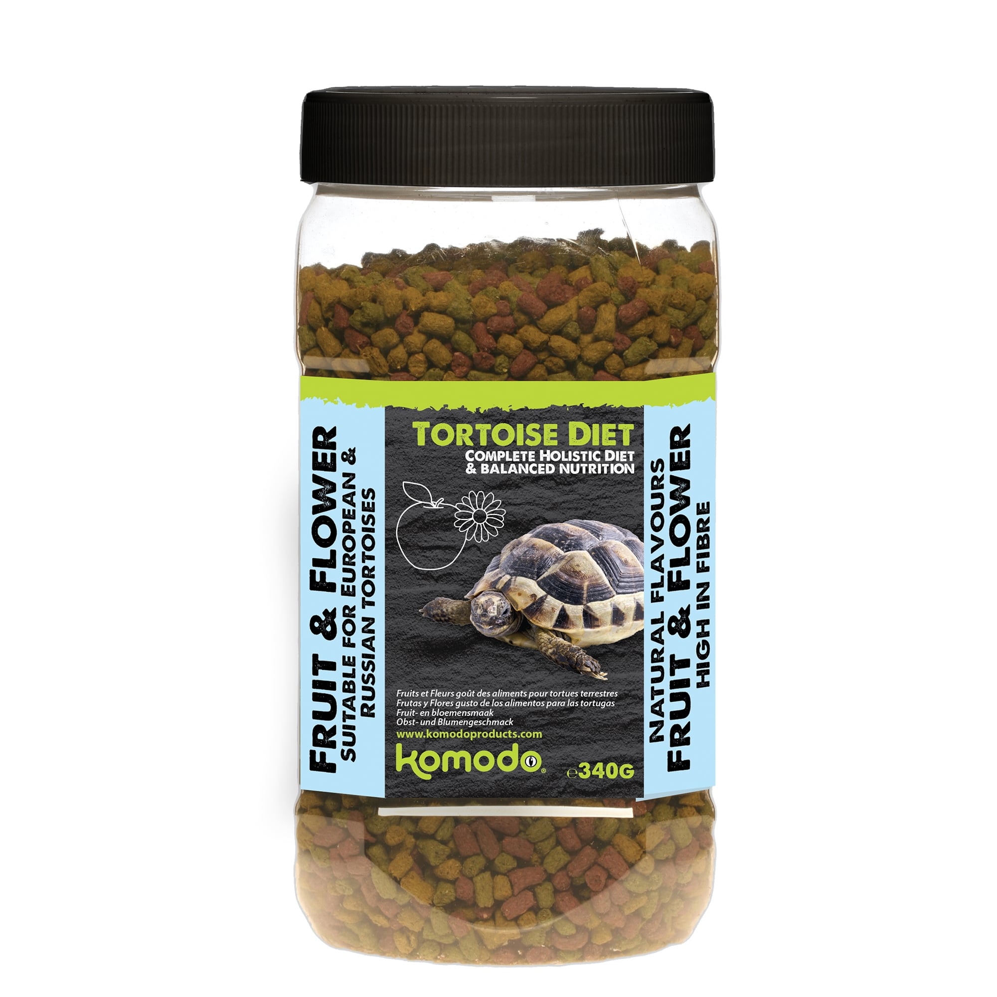 Komodo Tortoise Fruit & Flower Flavour Diet 340g