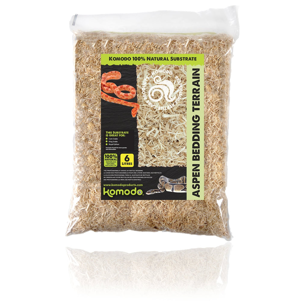 Komodo Aspen Reptile Bedding Bulk Sack 14kg