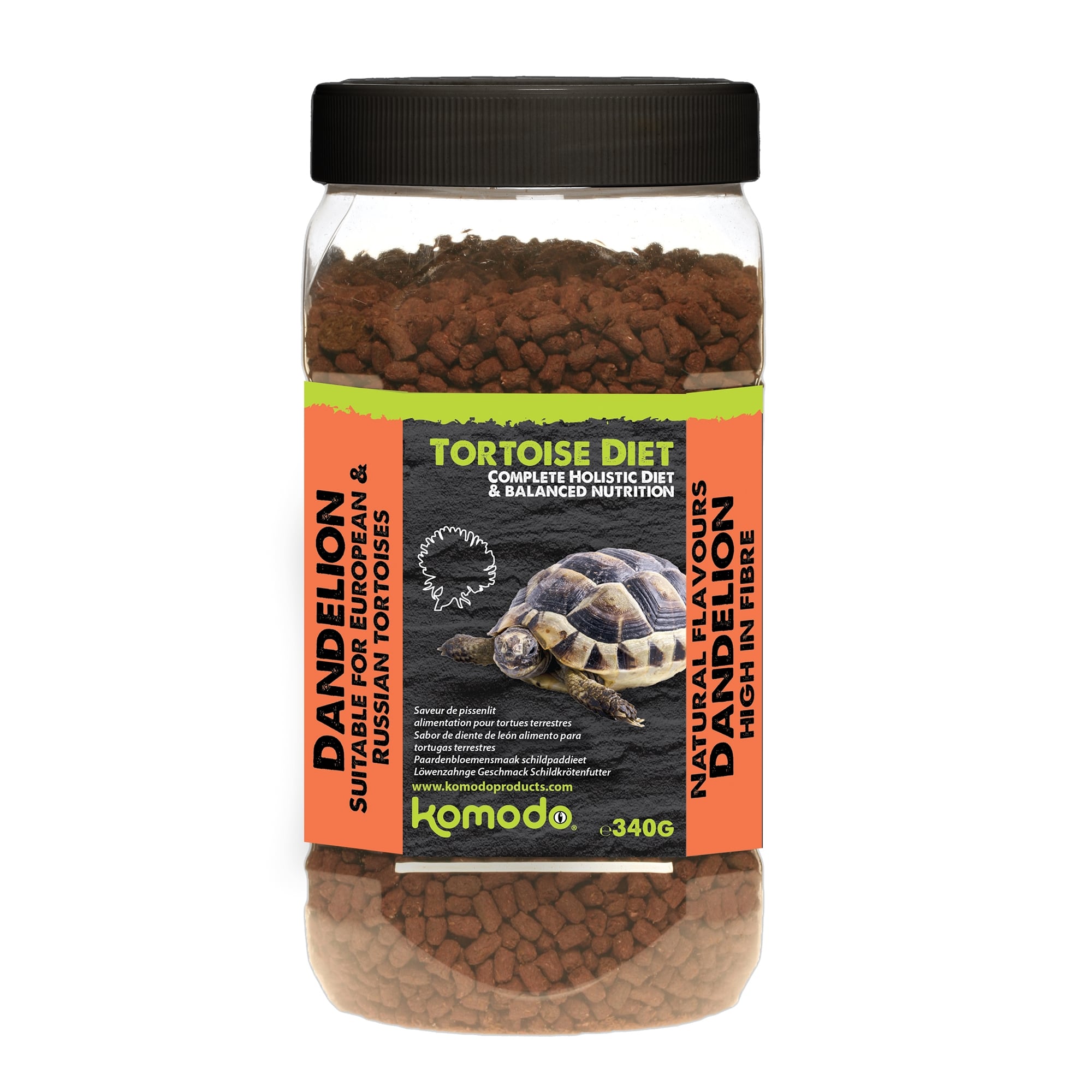 Komodo Tortoise Diet Dandelion Flavour 340g