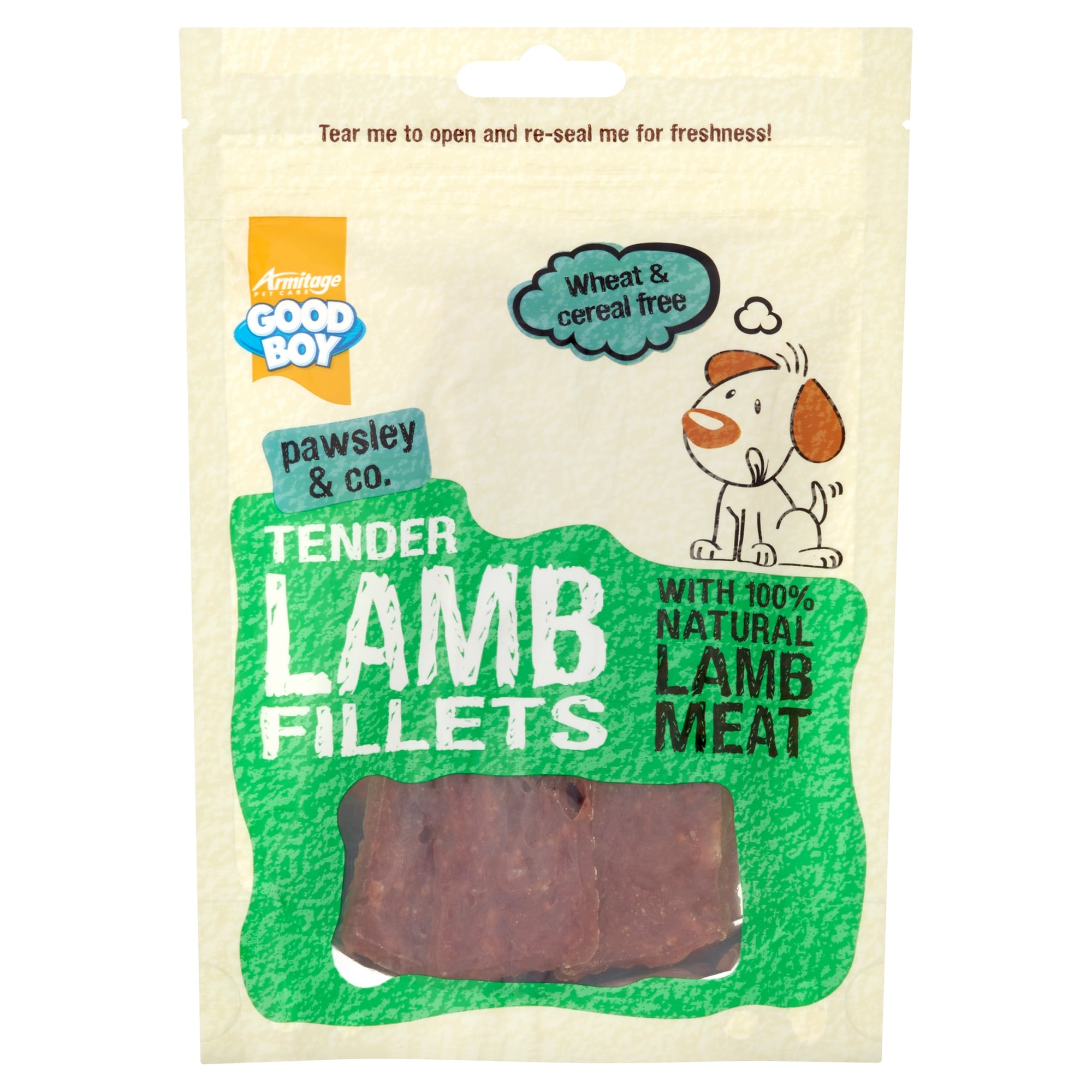Armitage Good Boy Tender Lamb Fillet Dog Treat 80g