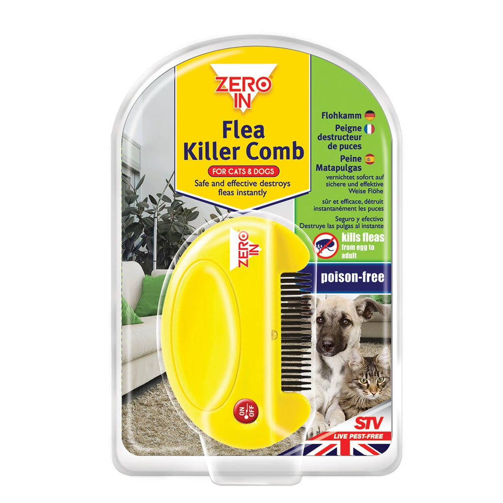 Zero In Flea Killer Comb For Cats & Dogs