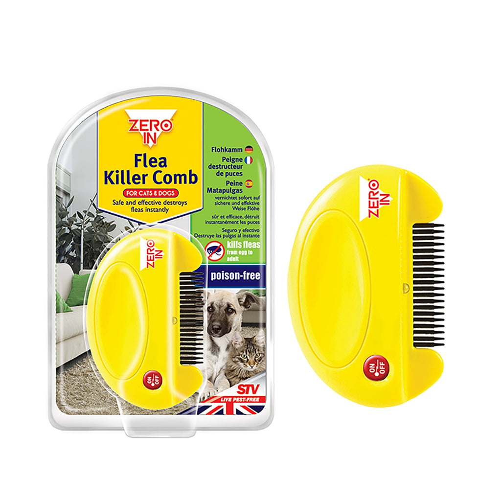 Zero In Flea Killer Comb For Cats & Dogs