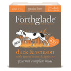 Forthglade Gourmet Duck & Venison Grain Free Adult Wet Dog Food 395g