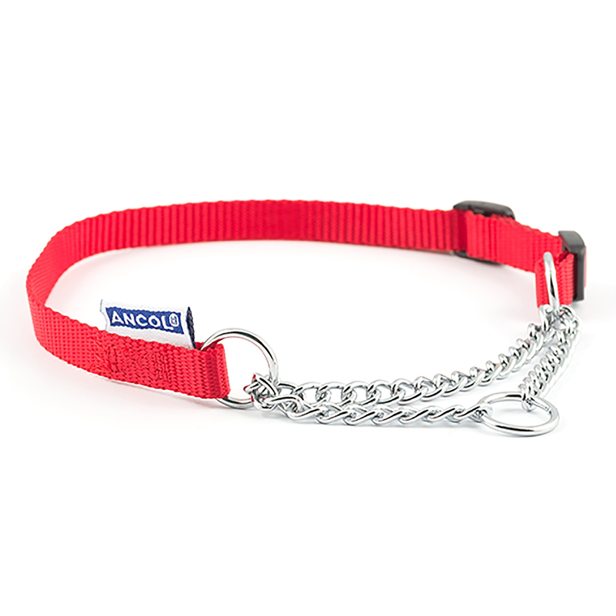 Nylon Chain Check Dog Collar
