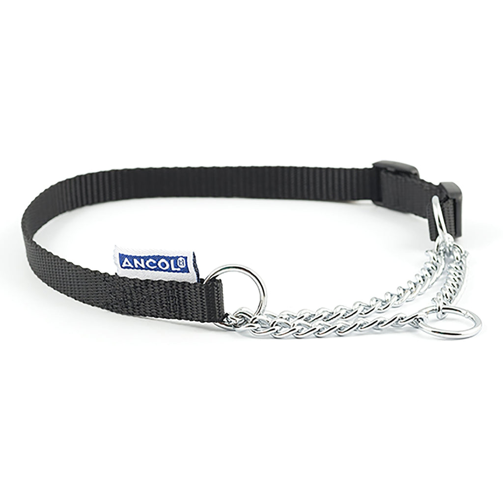 Nylon Chain Check Dog Collar