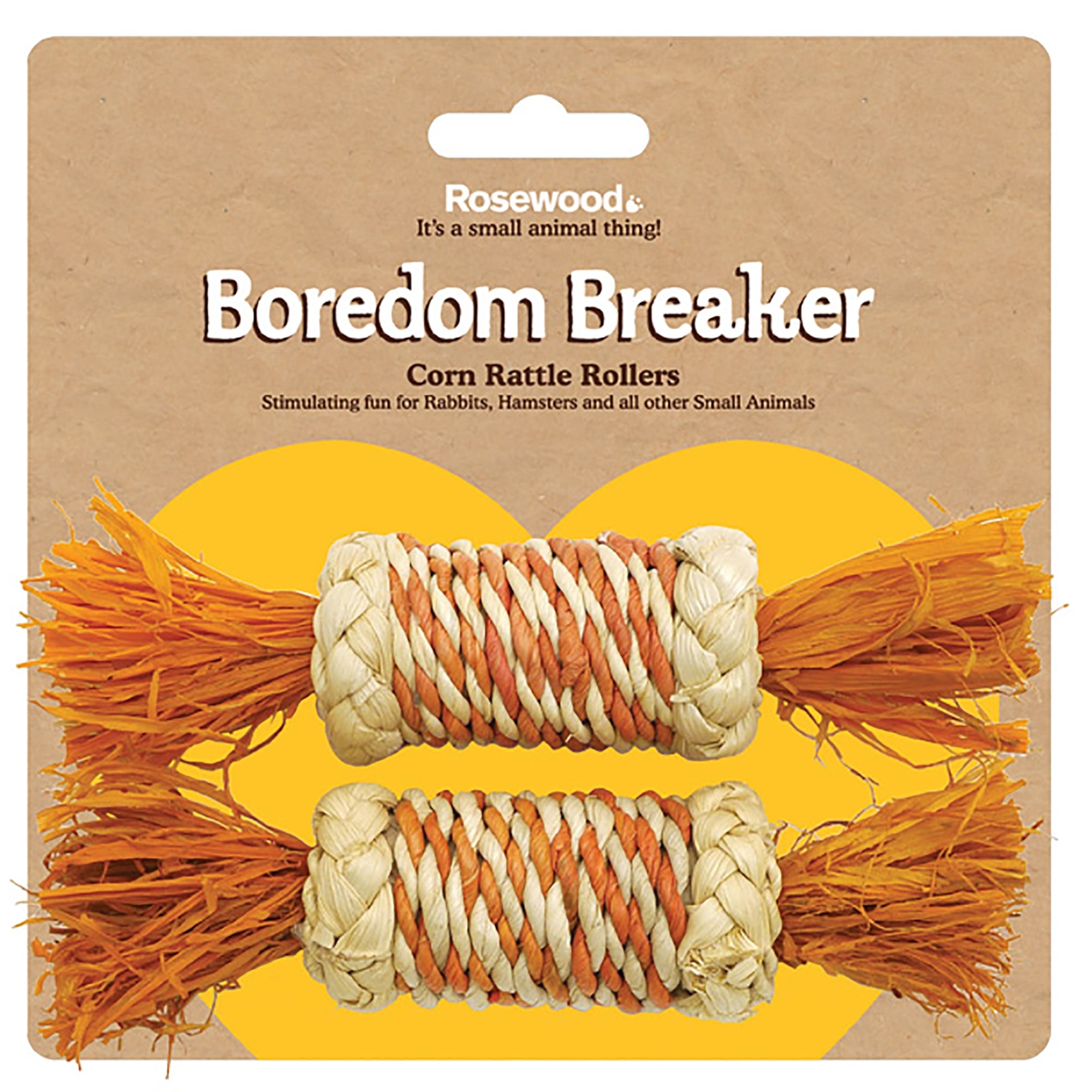 Boredom Breaker Corn Rattle Rollers Pack 2