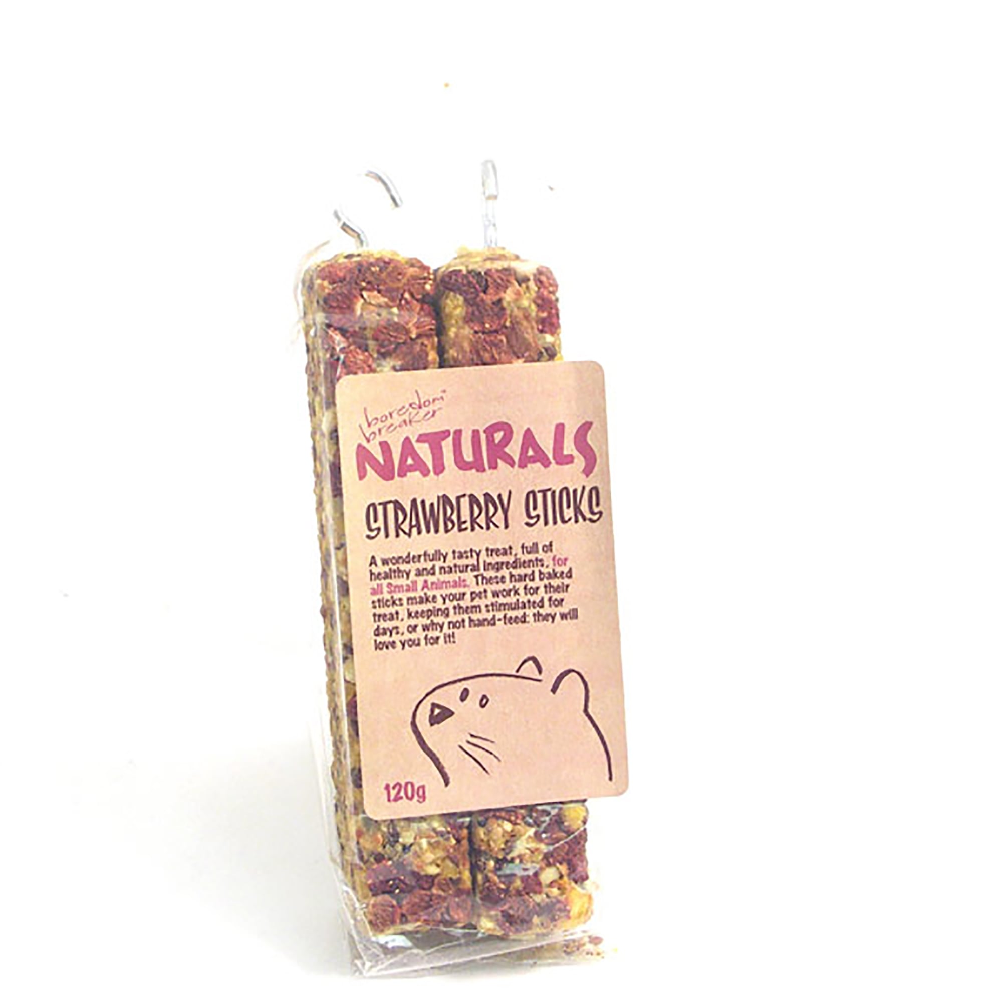 Naturals Strawberry Sticks 120g