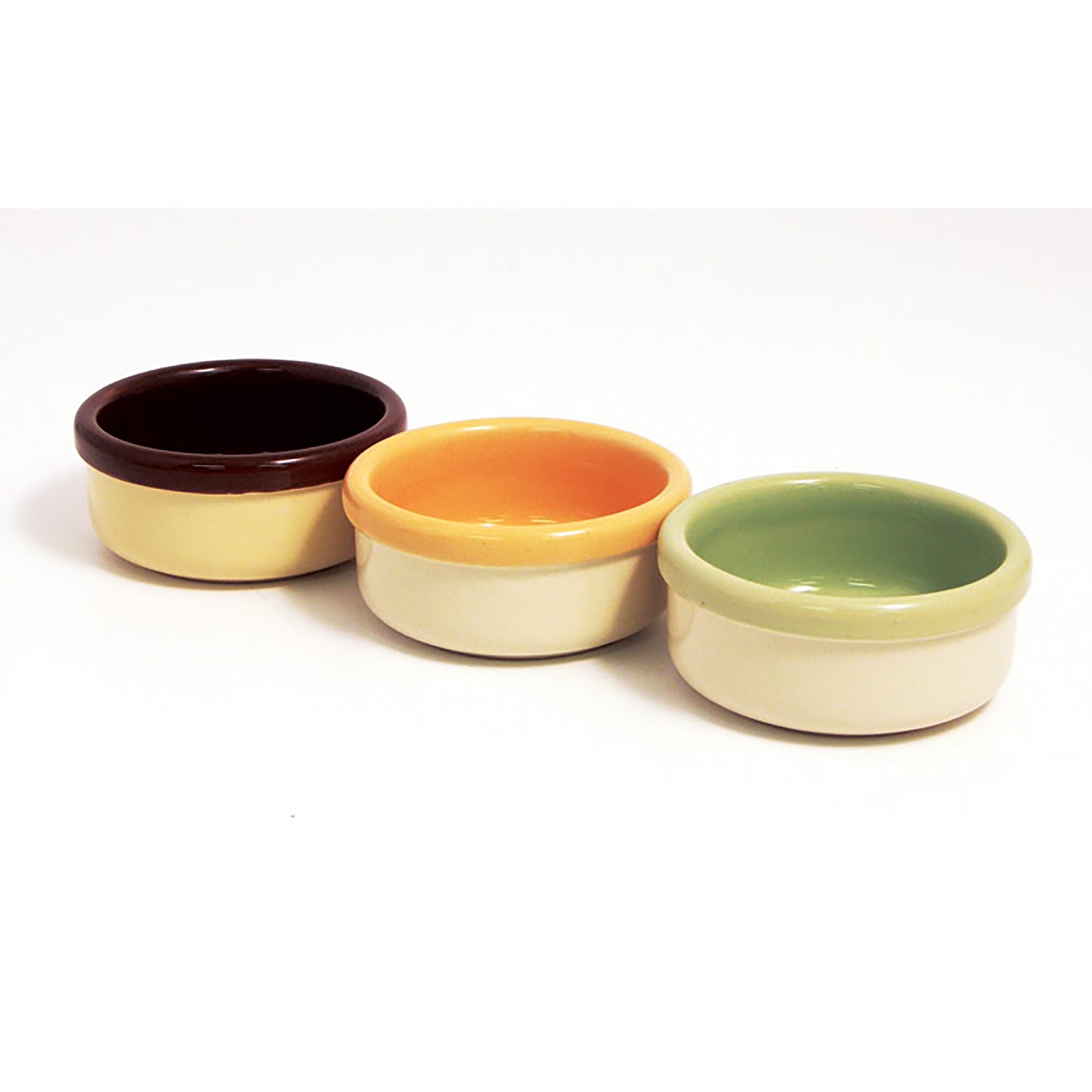 Rosewood Two-Tone Ceramic Hamster Bowl