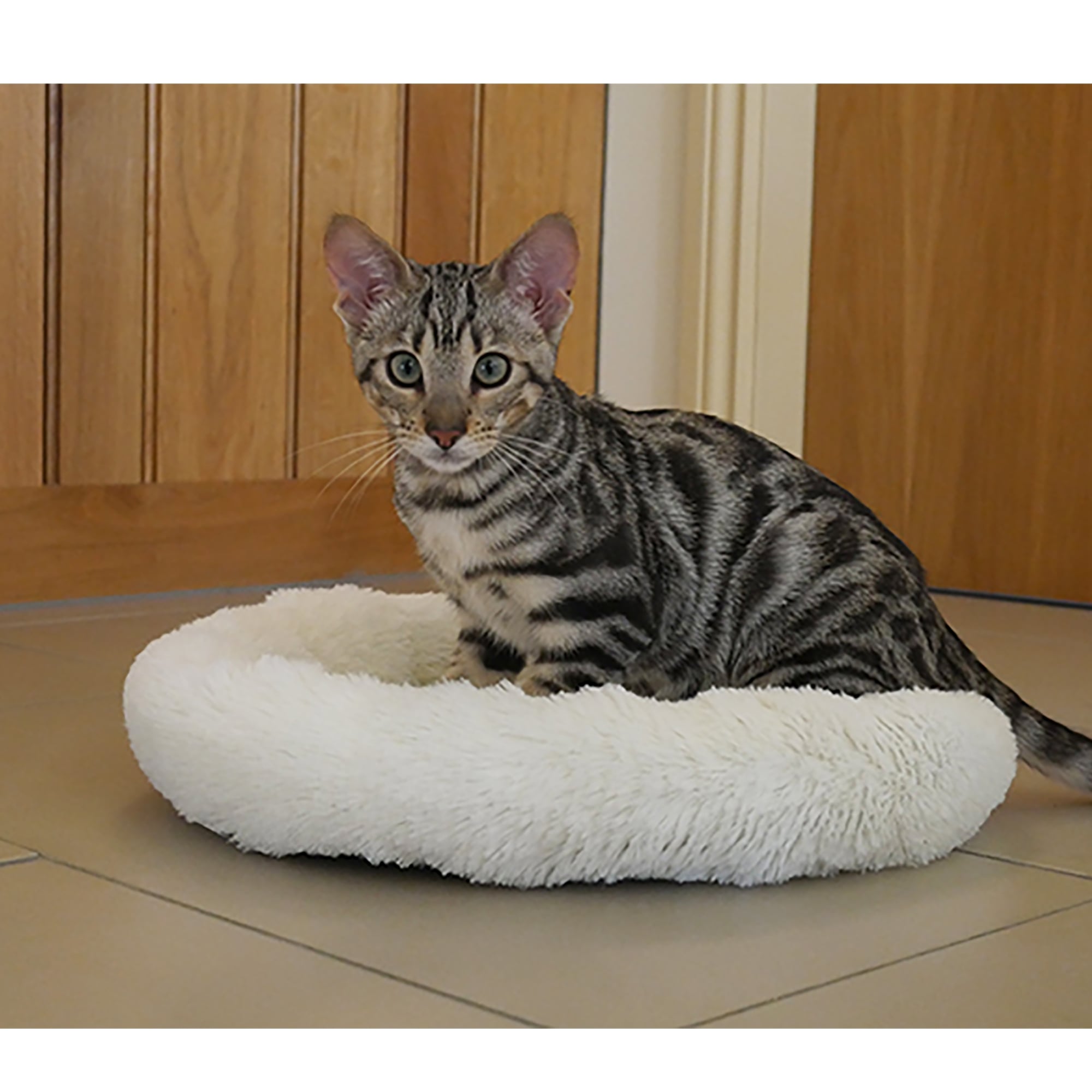 Rosewood 40 Winks Kitten/Puppy Sleeper Plush Cream 14"