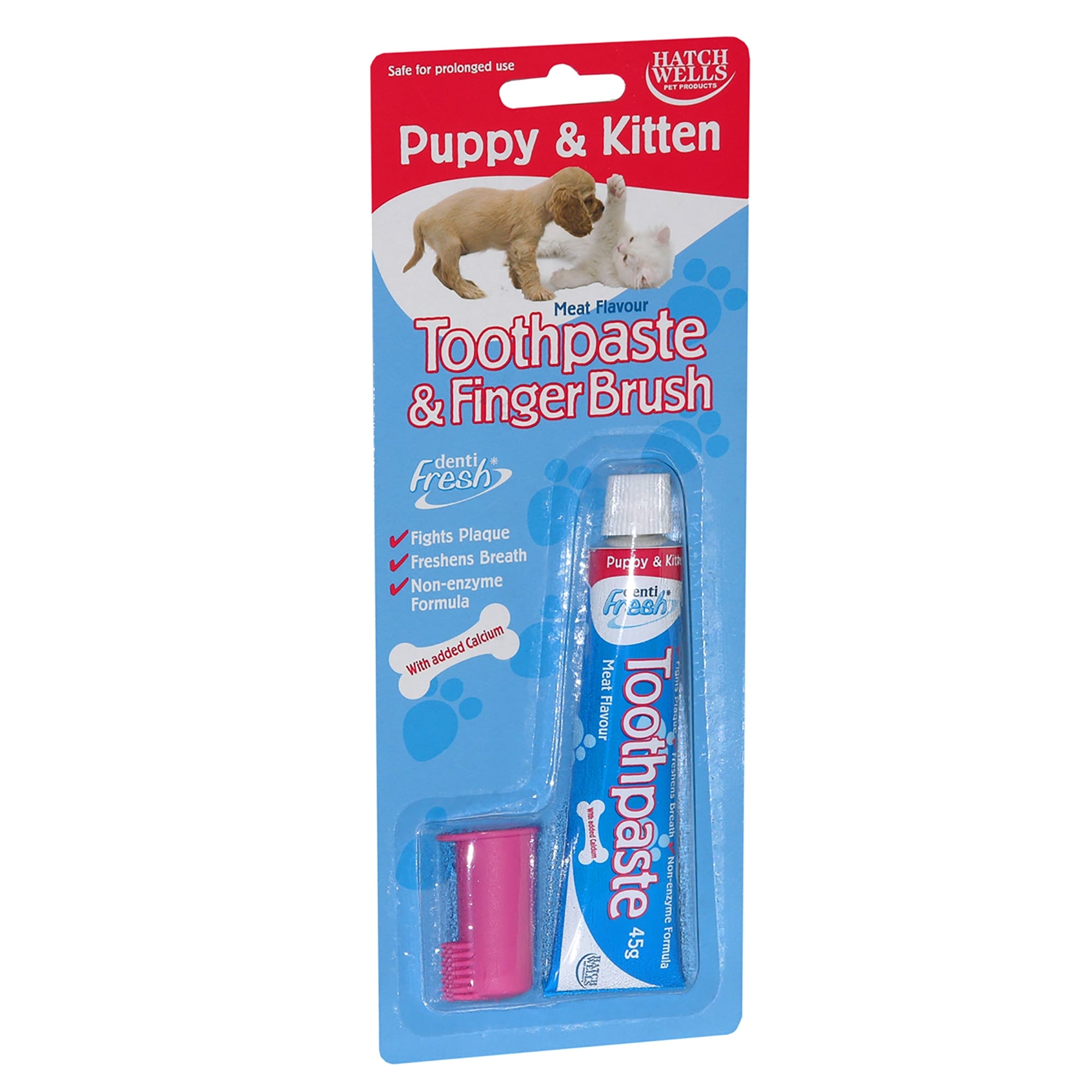 Denti-fresh Puppy & Kitten Toothpaste And Finger Brush