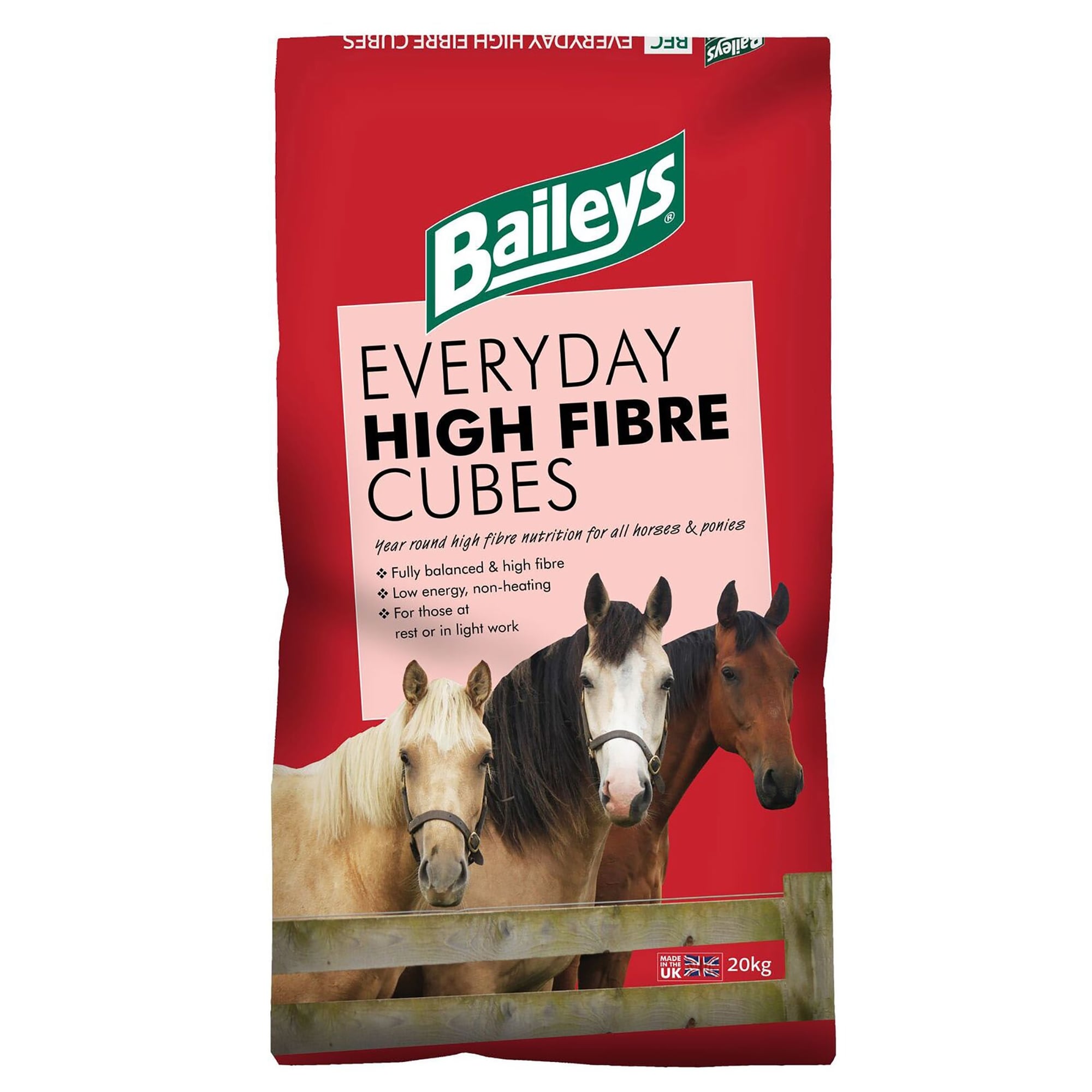 Everyday High Fibre Cubes Horse Feed 20kg