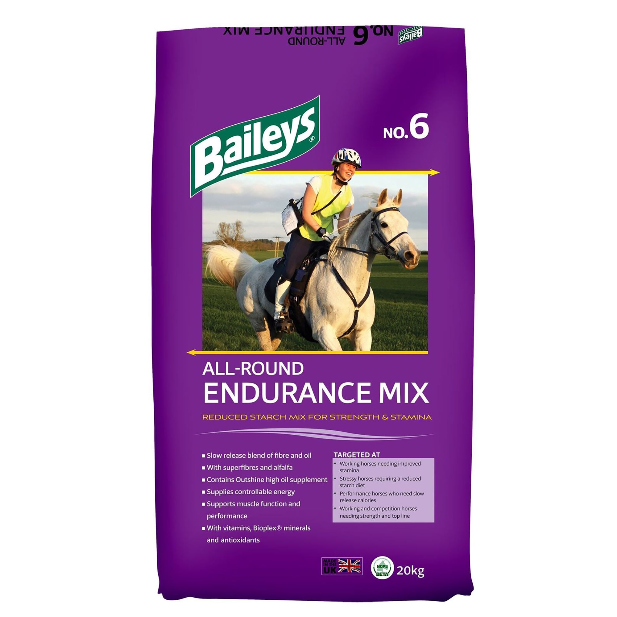 No.6 All-Round Endurance Mix Horse Feed 20kg