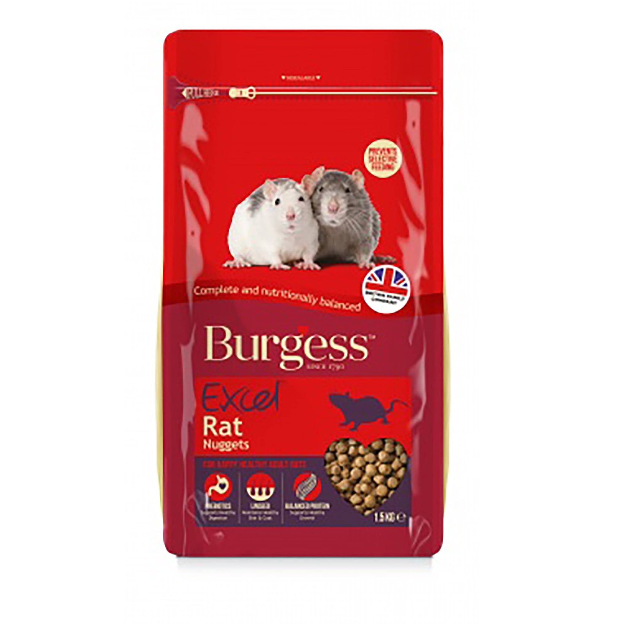 Excel Rat Nuggets Dry Food 1.5kg