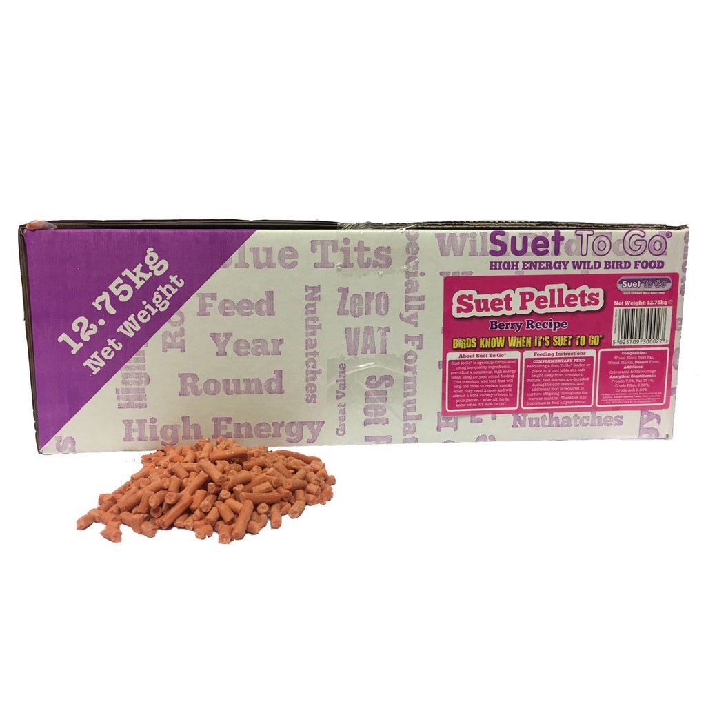 Wild Bird Suet Pellets Berry Recipe 12.55kg