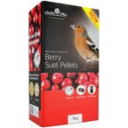 Box of Winston Wilds Berry Suet Pellets with a bird on the label