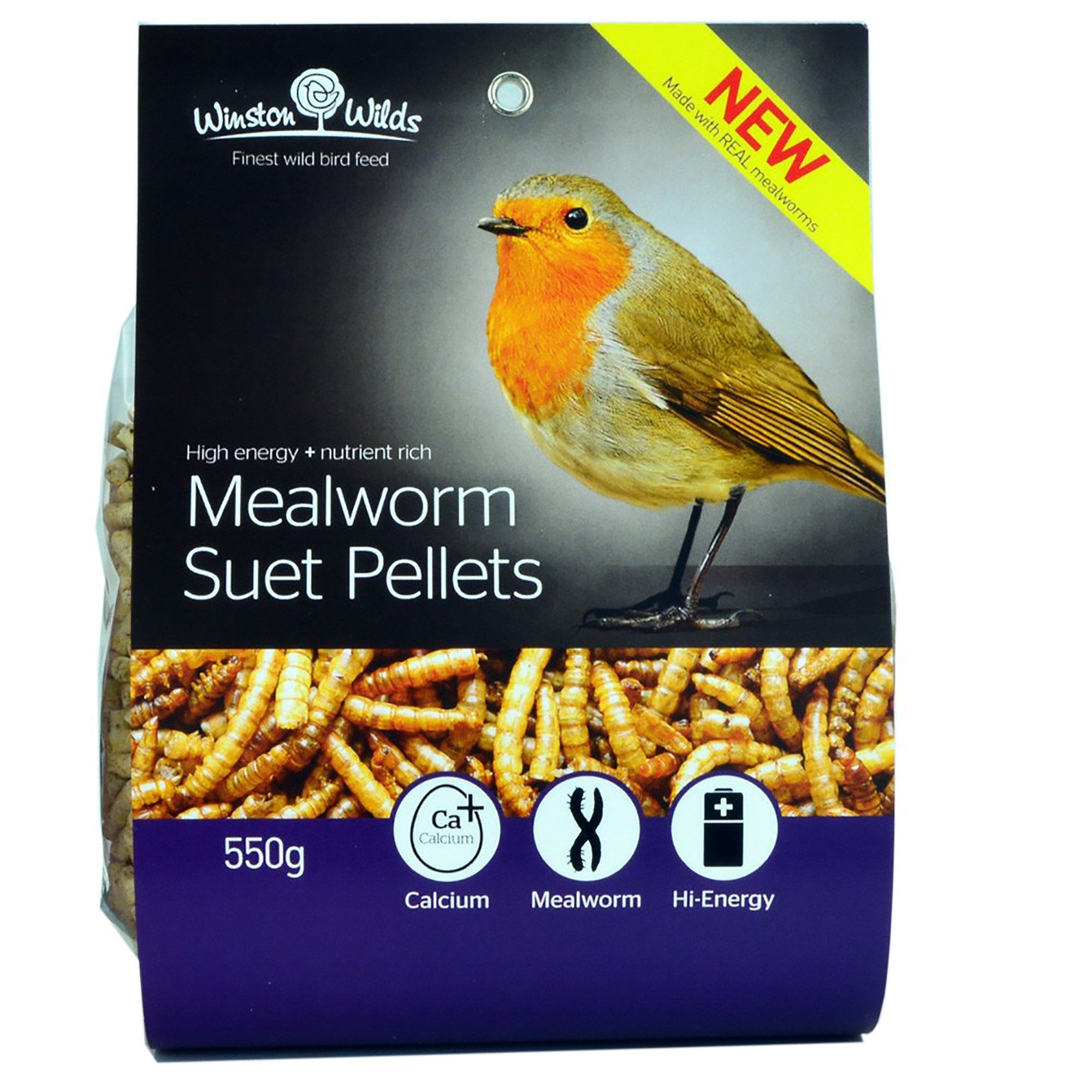 Finest Mealworm Suet Pellets 550g