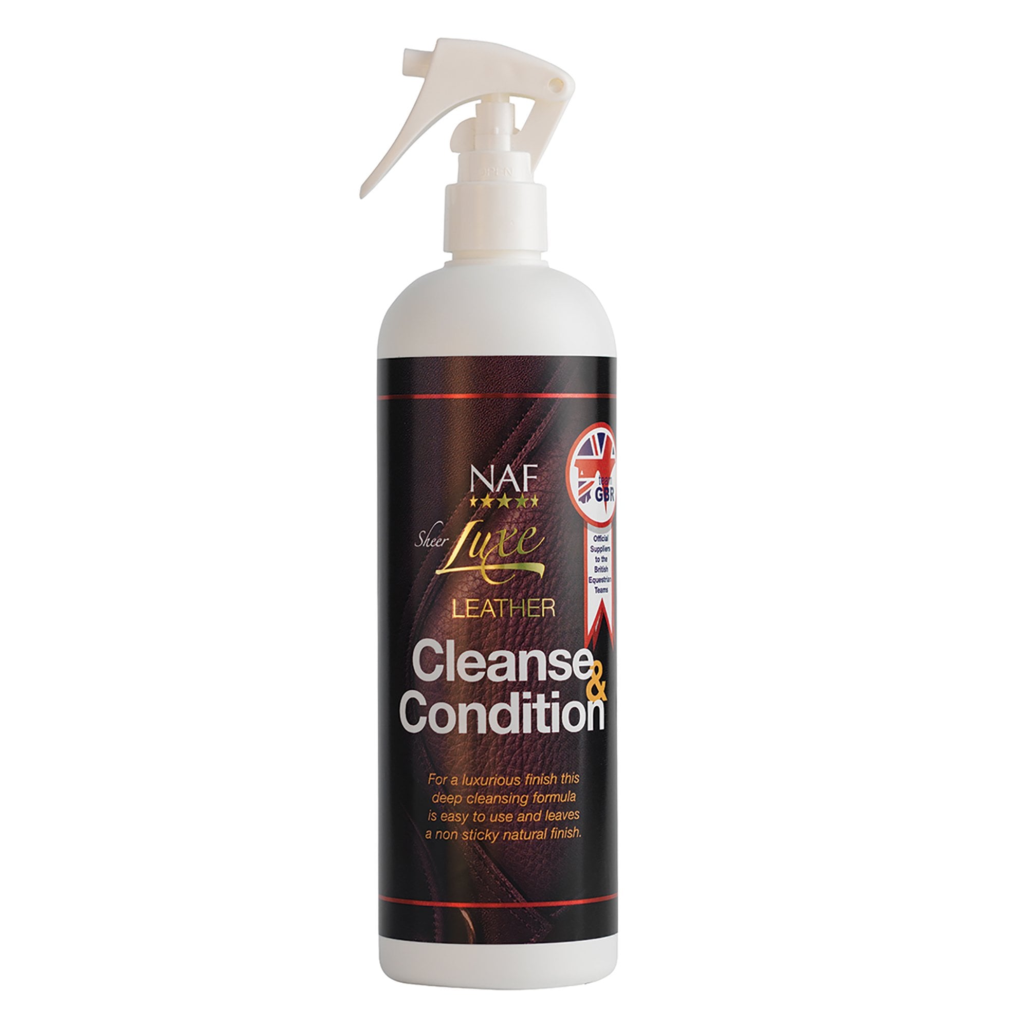 NAF (Natural Animal Feeds) Sheer Luxe Leather Cleanse & Condition Spray 500ml
