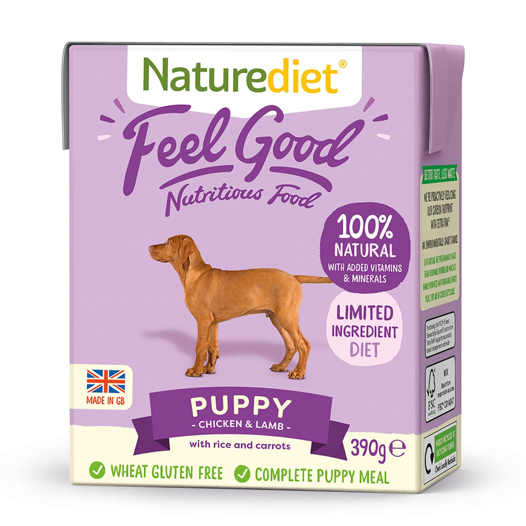 Feel Good Puppy Chicken & Lamb Wet Dog Food 18 x 390g