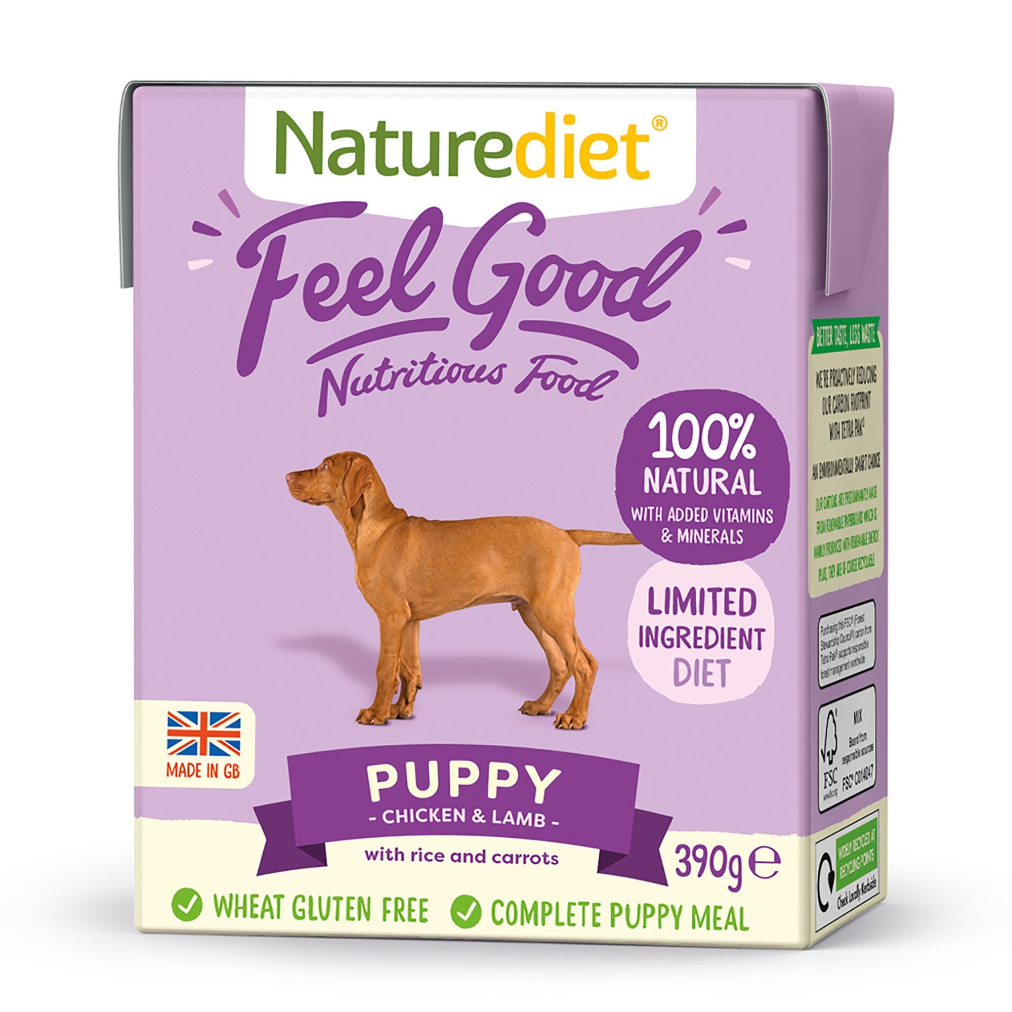 Feel Good Puppy Chicken & Lamb Wet Dog Food 18 x 390g