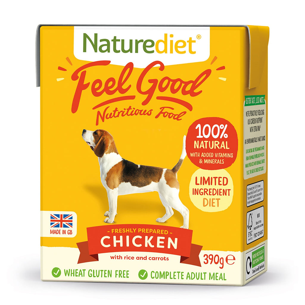 Feel Good Chicken Adult Wet Dog Food 18 x 390g