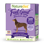 Feel Good Turkey & Chicken Adult Wet Dog Food 18 x 390g
