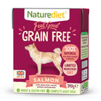 Naturesdiet Feel Good Grain Free Salmon Adult Wet Dog Food 18 x 390g